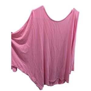 Women's Polo Ralph Lauren pink loose knit tshirt blouse Size XL